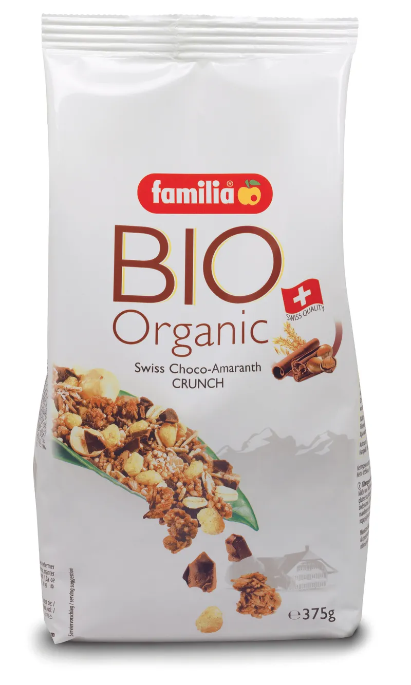 Familia Organic Choco Amaranth Crunch 375 gr