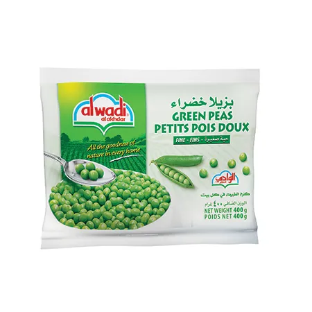 Al Wadi Frozen Green Peas  Big 400 gr