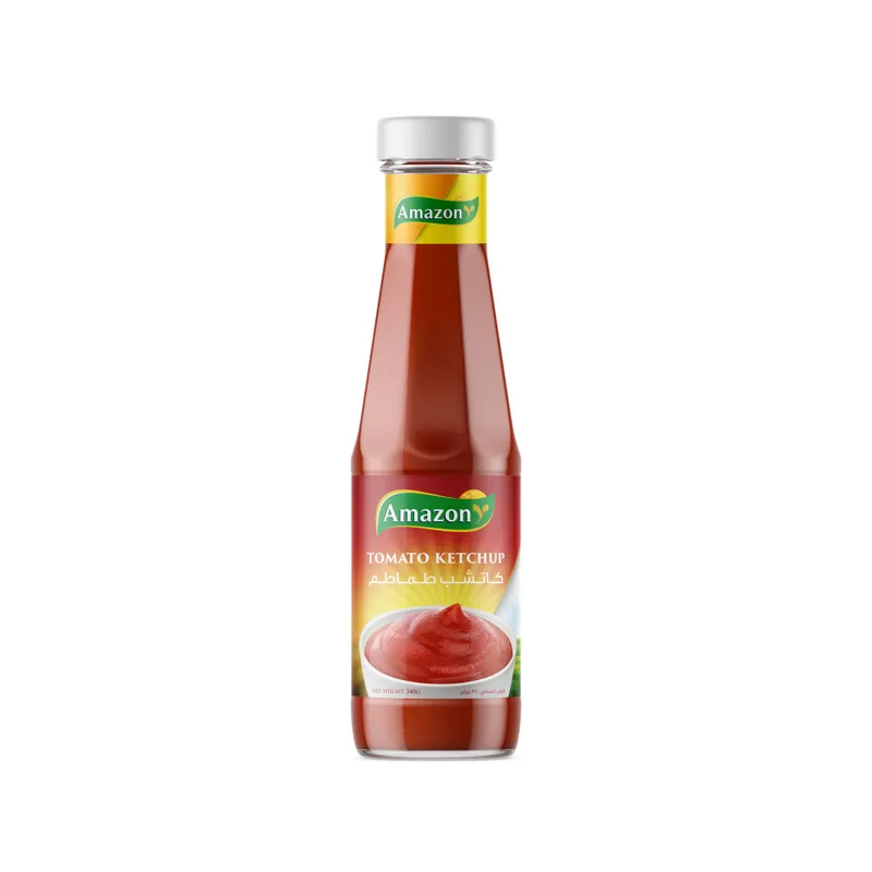 Amazon Tomato Ketchup Long Bottle 340 gr