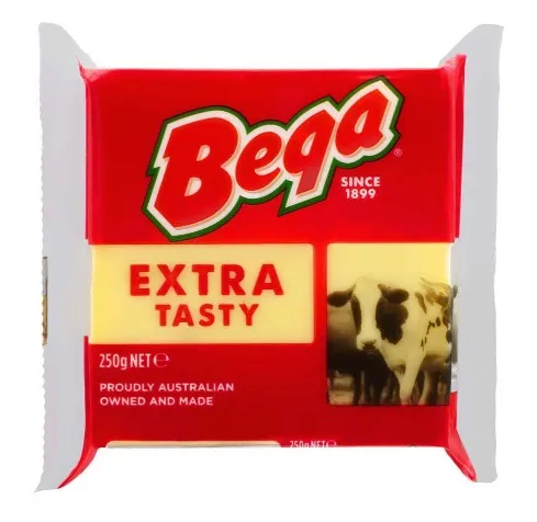 Bega Extra Tasty Cheddar Cheese 250 Gr