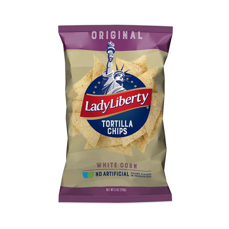 Lady Liberty Original White Corn Tortilla Chips 170 gr