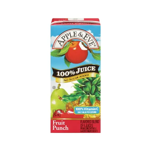 Apple And Eve 100% Juice Box Fruit Punch 200 ml