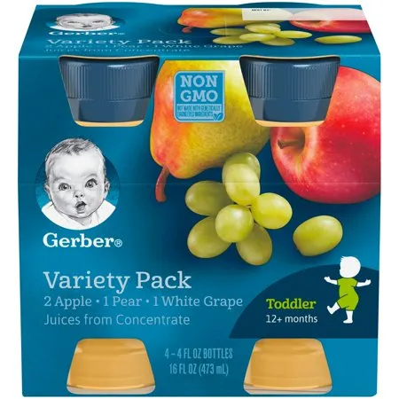 Gerber Juice Variety Juice Pack 12+ Months 118 Ml