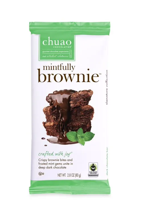 Chuao Mintfull Brownie Chocolate Bar 80 Gr