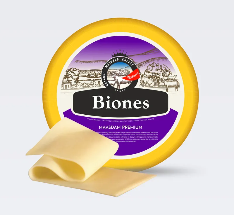 Biones Maasdam Premium Cheese Folio 3 Kg