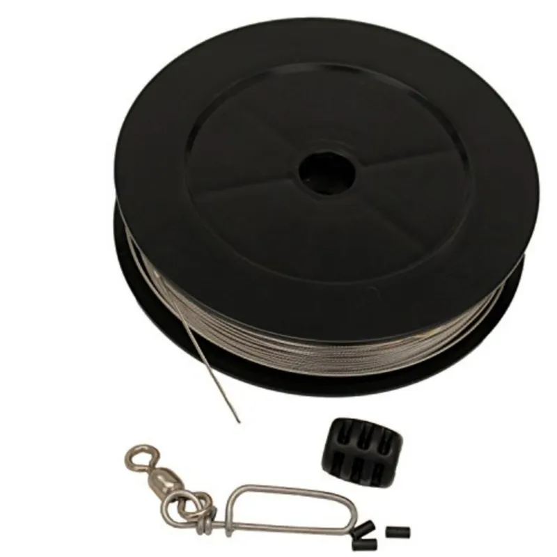 Scotty Replacement Downrigger Cable with kit Black 4800Inch 1002K