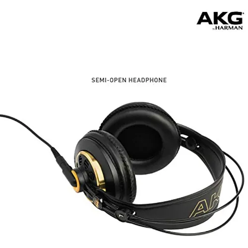 Professional Studio Headphones Gold 