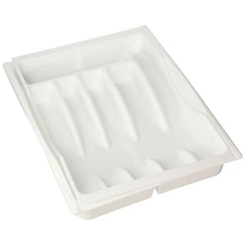 Rubbermaid Adjustable Cutlery Tray, White Wholesale Tradeling