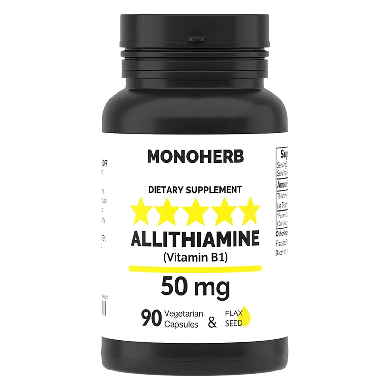 MONOHERB Allithiamine 50mg Vitamin B1 90 Capsules Wholesale Tradeling