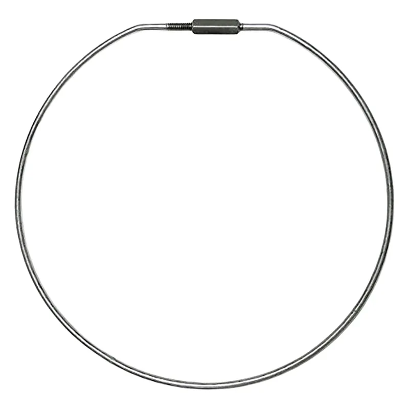 Lucky Line Threaded Locking Key Ring Silver 8Inch ‎7981 Wholesale Tradeling