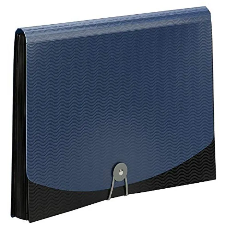 Smead Poly Expanding File Folder, 12 Pockets, 12 Customizable Tiered