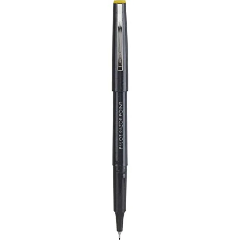 Line Marker Stick Pens 12-Pack Black Ink Ultra-Fine Poin 