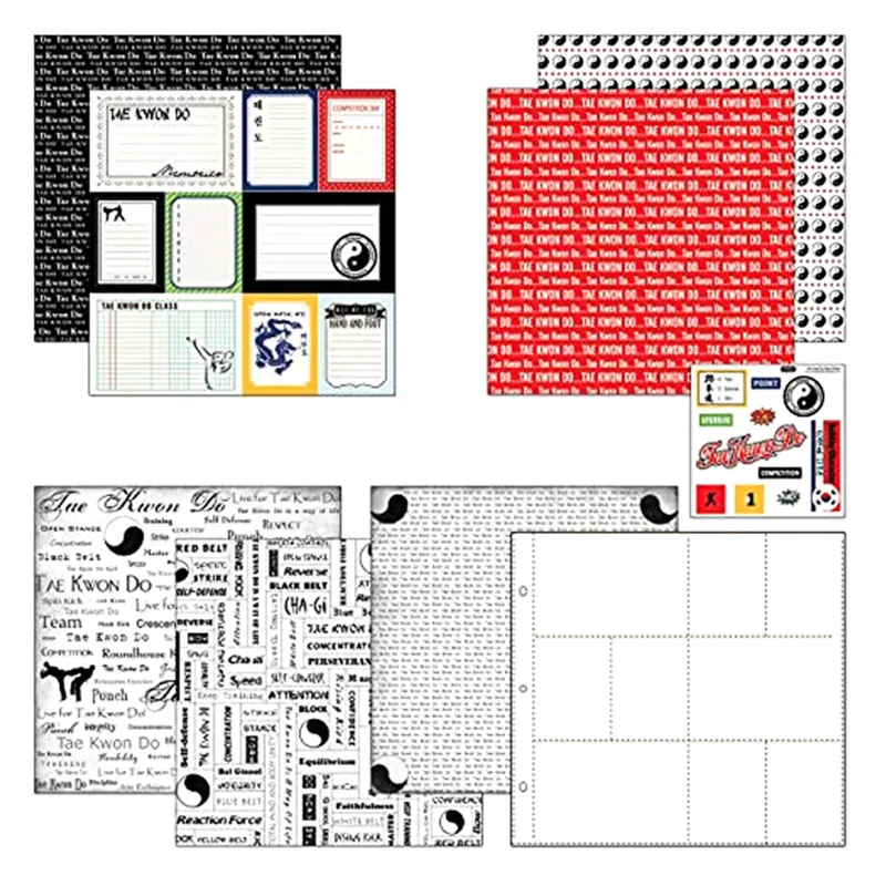 Scrapbook Customs Themed Paper And Sticker Scrapbook Kit Multicolor ‎30