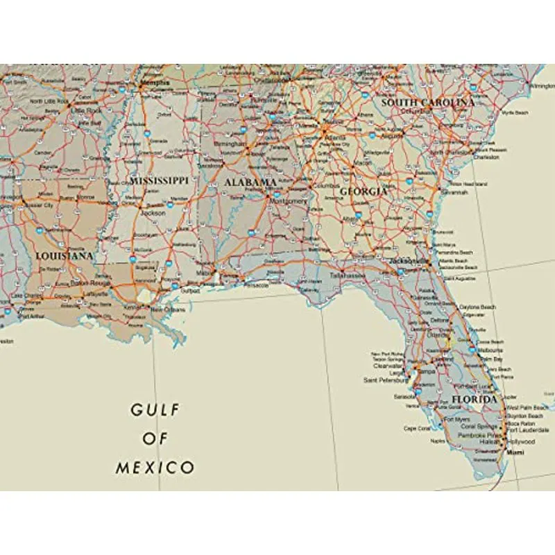 Swiftmaps United States Usa Us Contemporary Elite Wall Map Large My Xxx Hot Girl