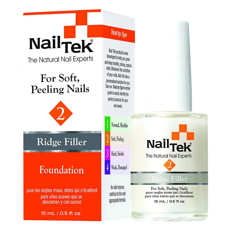 Nail Tek Foundation II Ridge Filler Nail strengthener And Base Coat 15