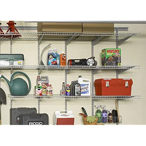 ClosetMaid Max Load Shelf Track Grey 16 x 0.5 x 2.5Inch 23582