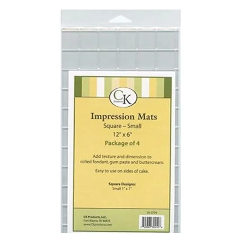 Large Square Design Impression Mat by Cake Craft Company