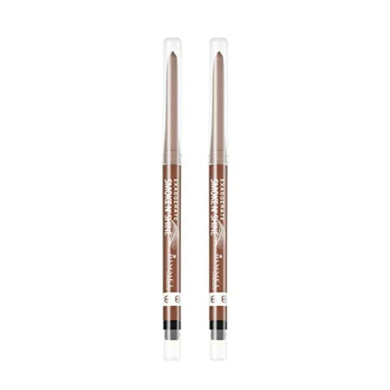 Rimmel Exaggerate Smoke'N Shine Gel Eyeliner, Copper Bling, 2 Count
