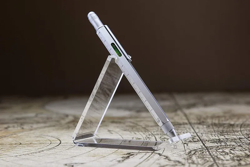 Troika Construction Ballpoint Pen, Silver (PIP20SI)
