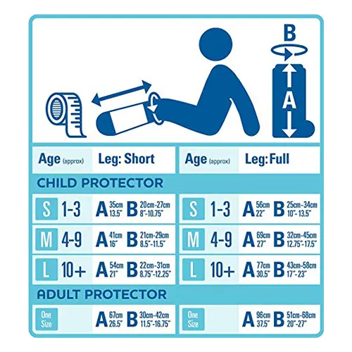 Bloccs Waterproof Plaster Cast Cover for Leg Blue Adult Full Leg AFL76
