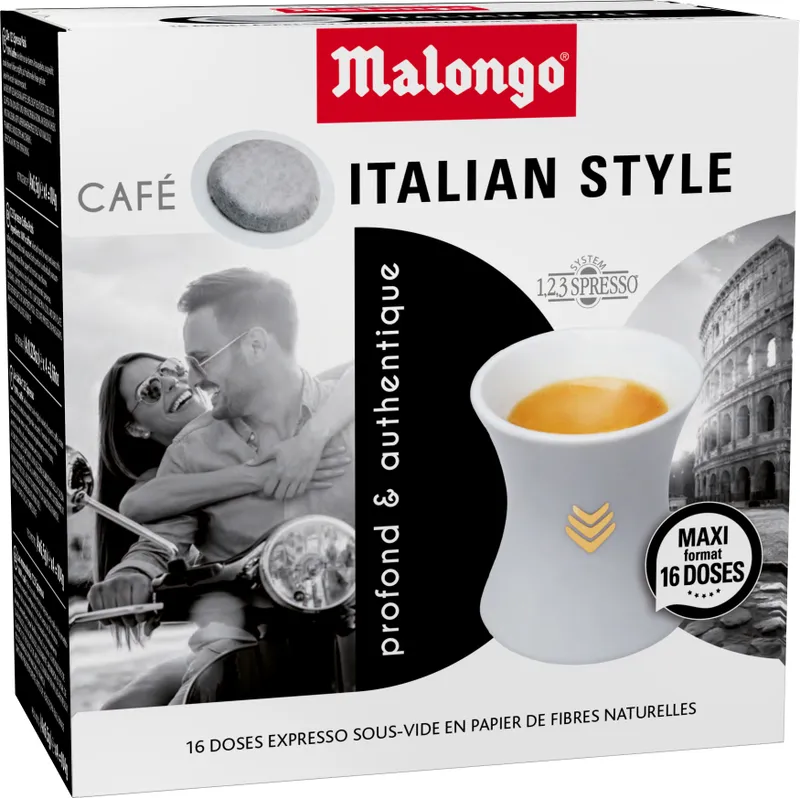 Malongo Italian Style 16 Coffee Pods