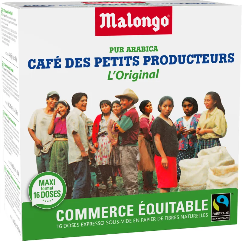 Malongo Fair Trade 10  Coffee Pods