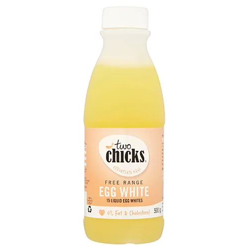 Two Chicks Free Range Liquid Egg White 500g x 6 Wholesale Tradeling