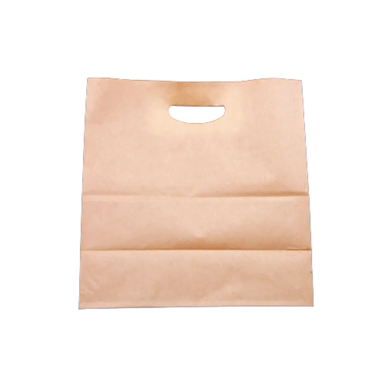 Hotpack Paper Brown Die Cut Handle Bag 28 x 28 cm 500 Pieces