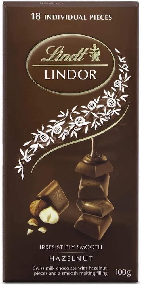 Lindt Hazelnut Lindor Singles Chocolate 100 Gr | Wholesale | Tradeling
