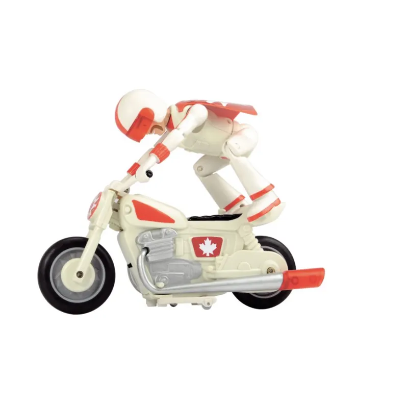 Disney Pixar Toy Story Stunt Bike Racer Duke Caboom With Motorcycle
