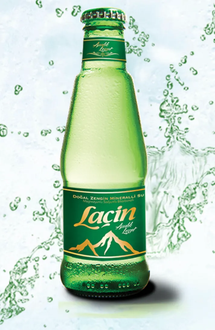 LACIN Flavoured Mineral Water Bottle Cap Crown TURKEY Silver Metal Cap TK 2016 