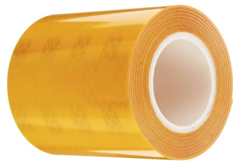 3M 3431 Yellow Micro Prismatic Sheeting Reflective Tape, 3" x 5 Yards