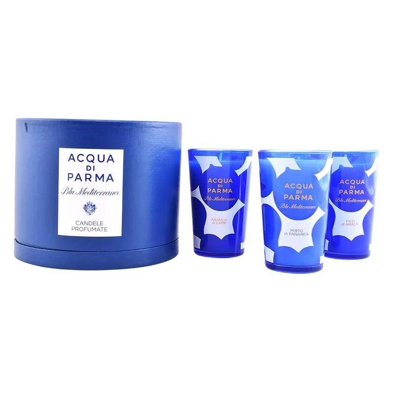 Acqua Di Parma Blu Mediterraneo Candele Profumate 3 x 65 gr Set | بالجملة |  تريدلنغ