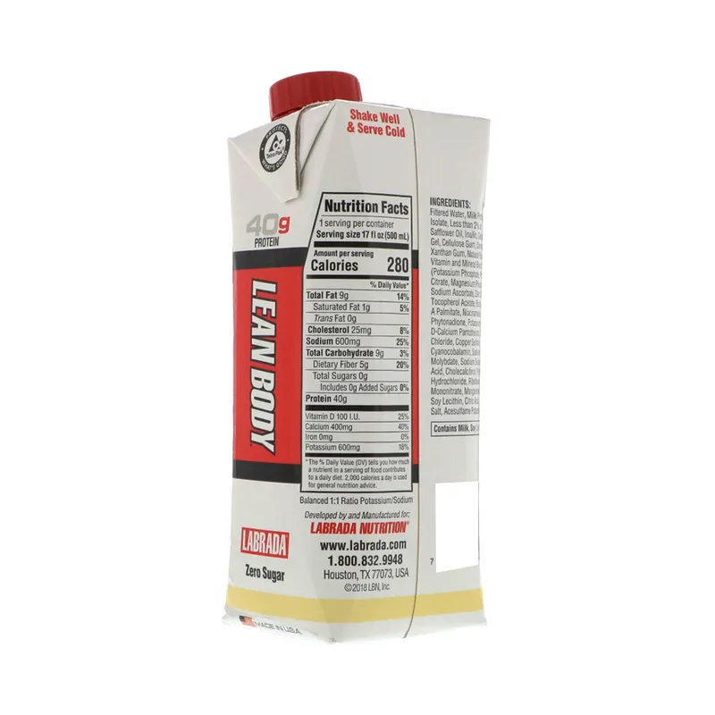 Labrada Vanilla Lean Body Protein Shake 500 ml Wholesale Tradeling