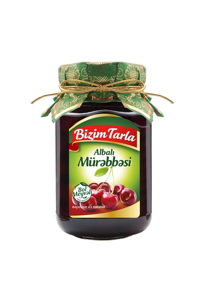 Варенье bizim tarla вишня, 400г ст/б (4760018504612)