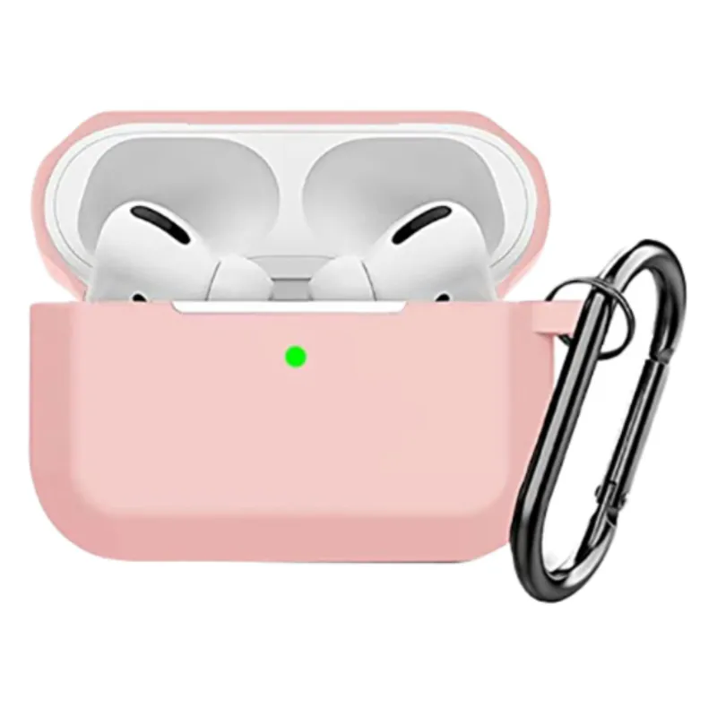 Green Berlin Series Silicone Cover For Apple Airpods Pro Pink GNSILPROPK
