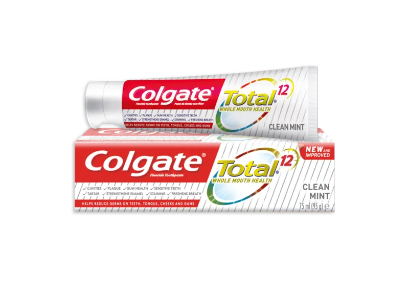 Colgate Total 12 Clean Mint Toothpaste 75ml Expiry 3/3/2025 Wholesale
