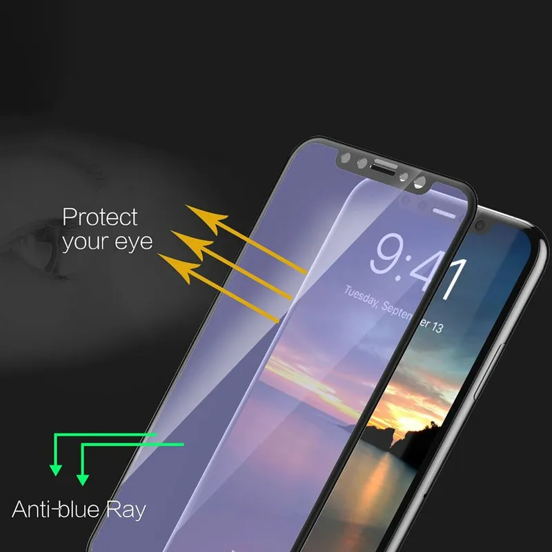 Devia Van Series Full Screen Anti-Blue Ray Tempered Glass Screen Protector  For Apple iPhone 12 Black 315107-BK | بالجملة | تريدلنغ