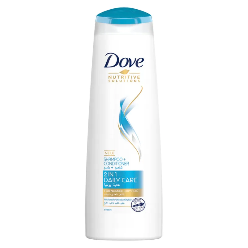 Dove Shampoo Daily Care 2in1, 400ml Expiry 6/1/2025 Wholesale Tradeling