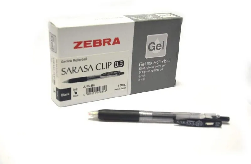 PEN ZEBRA SARASA 0.5 WITH CLIP BLACK Wholesale Tradeling
