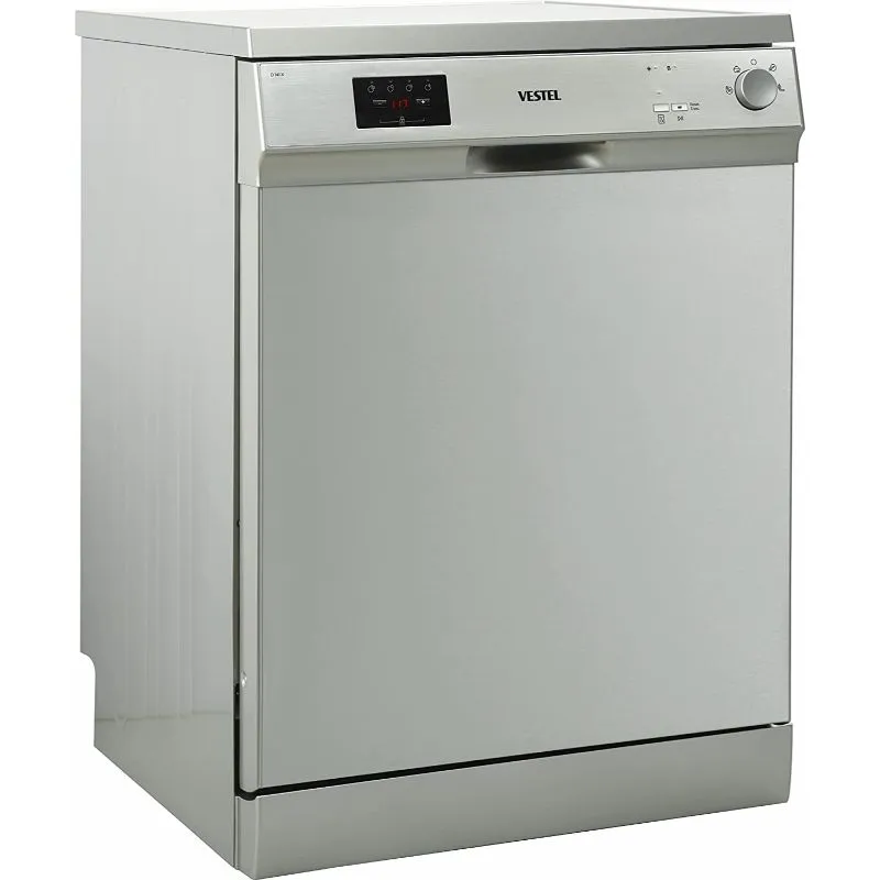 Vestel Dishwasher D141X 4 Programs 12 Place Settings Silver Wholesale