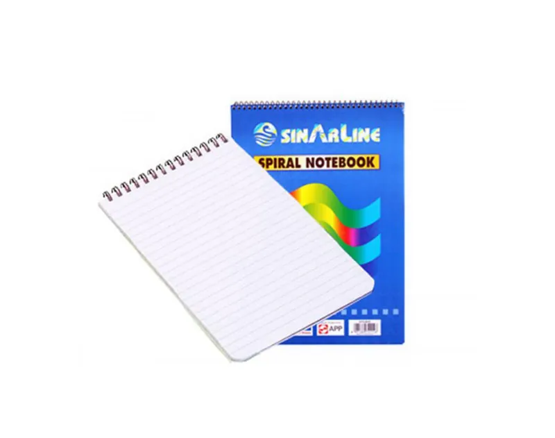 Sinarline Tower Top Spiral Shorthand Ruled Notebook 127 x 205 mm 140