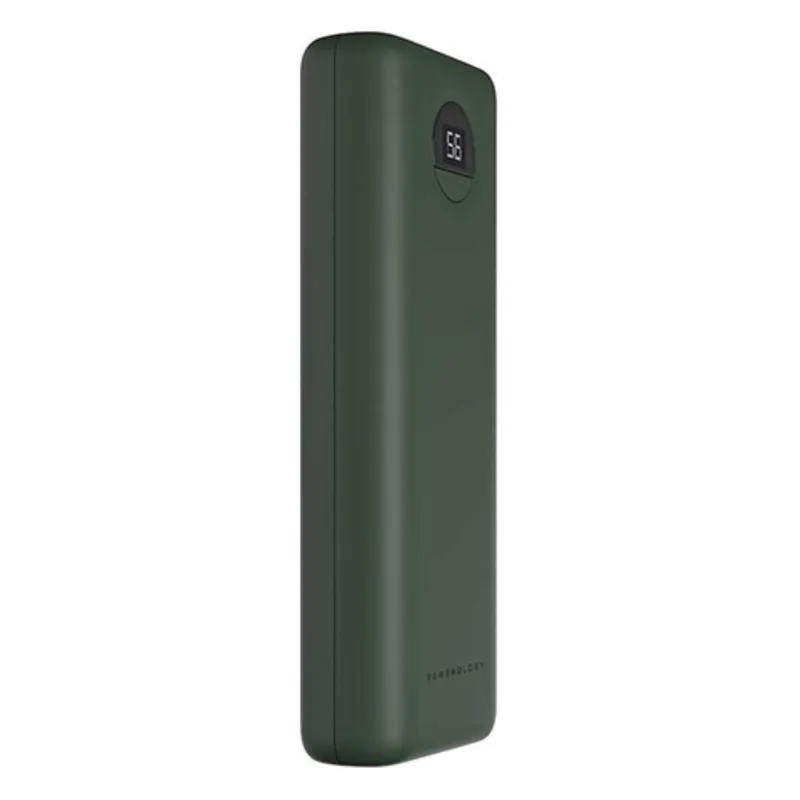 Powerology 30W 20000mAh Compact Power Bank With Quick Charge 3.0 Green PPBCHA05-GN