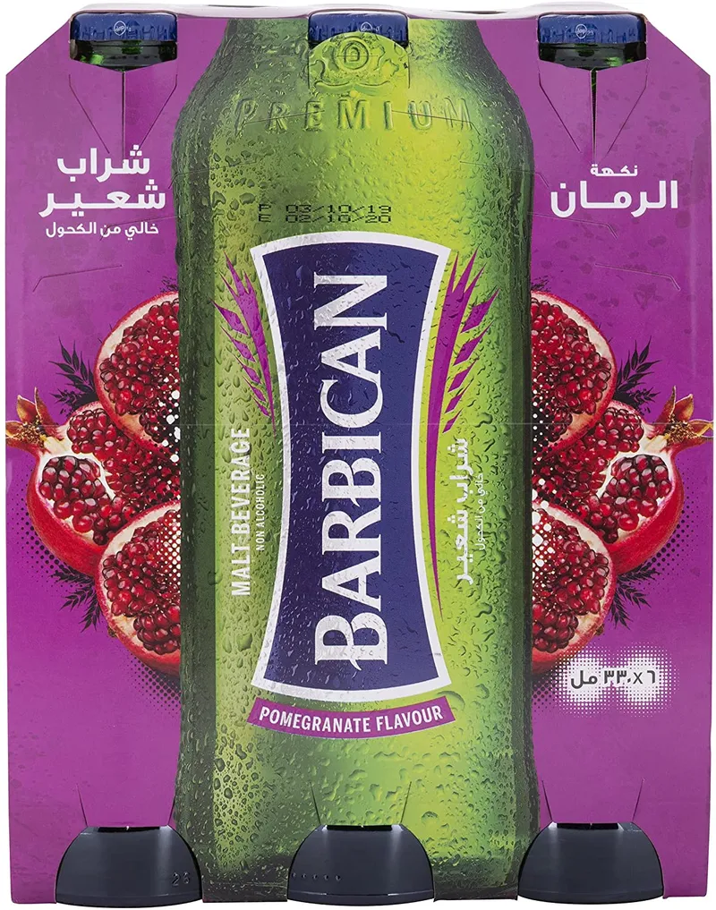 Barbican Non Alcoholic Malt Beverage Pomegranate 330 ml 6 x 4