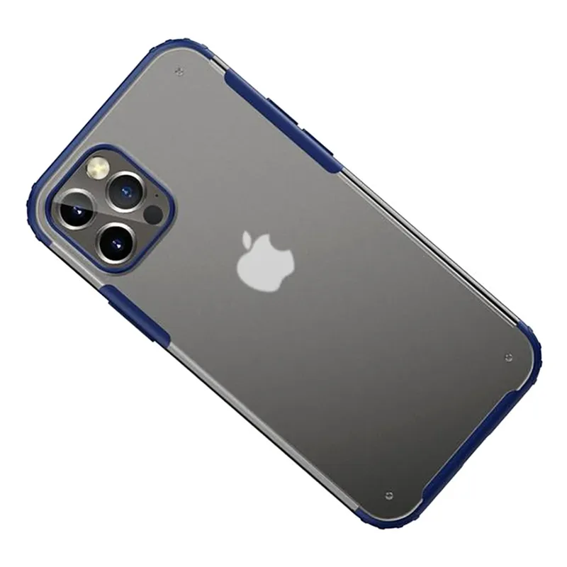 Devia Pioneer Shockproof Back Cover For Apple iPhone 12 And 12 Pro Blue 344190-BL