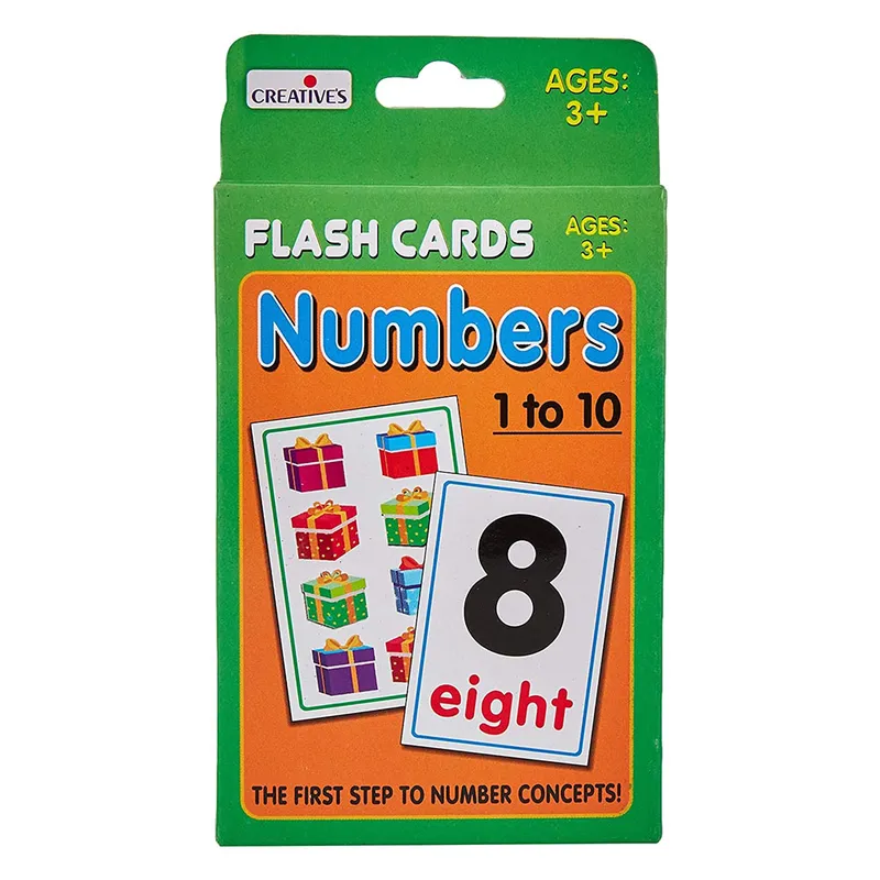 Creative Numbers 1 To 10, 362 Flash Cards Wholesale Tradeling