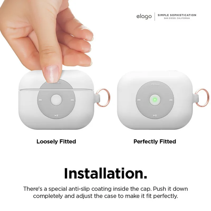 Elago AW6 Cover For Apple Airpods Pro White EAPPAW6-HANG-WH | Wholesale |  Tradeling