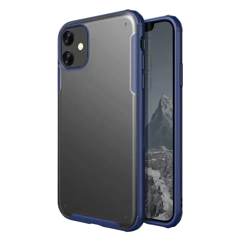Viva Madrid All-Round Protection Reinforce Glossy Flexible Back Cover For Apple iPhone 11 Blue VG-IPXI61-FSTBLU