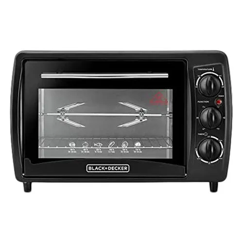 Black + Decker Double Glass Multifunction Toaster Oven With Rotisserie
