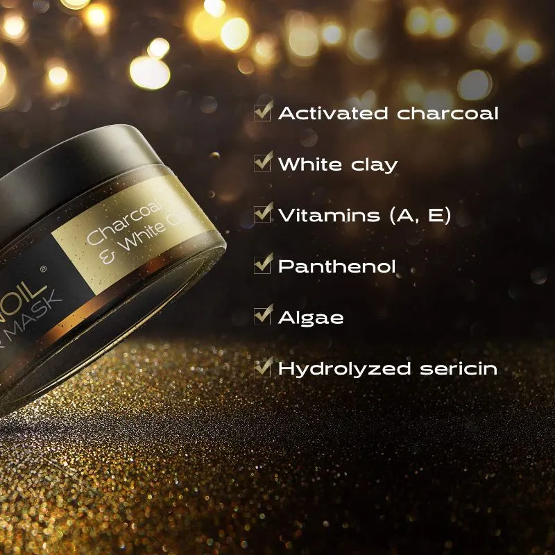 Nanoil Charcoal and White Clay Hair Mask 10 fl oz Wholesale Tradeling